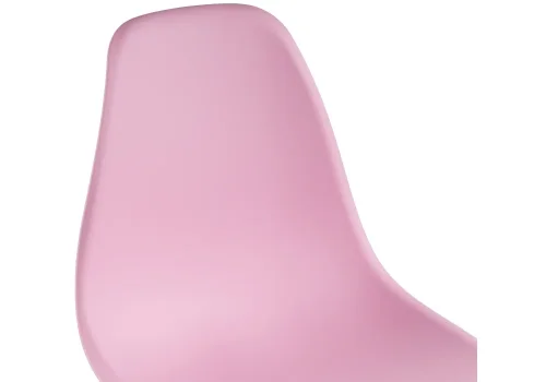Пластиковый стул Eames PC-015 light pink 11897 Woodville, розовый/, ножки/массив бука дерево/натуральный, размеры - ****460*520 фото 7