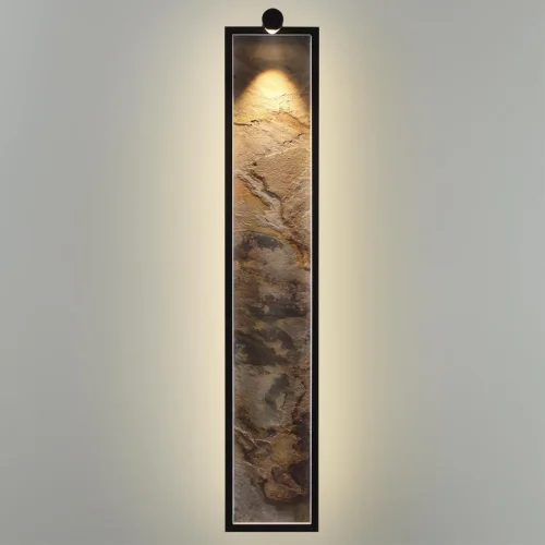 Бра LED Stoflake 5078/35WL Odeon Light разноцветный бежевый серый на 1 лампу, основание чёрное в стиле современный панно фото 5