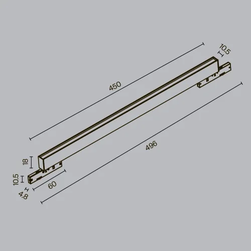 Трековый светильник Basis 2700К 12Вт 100° Magnetic track system Levity TR192-1-12W2.7K-B Maytoni чёрный для шинопроводов серии Magnetic track system Levity чёрный фото 9