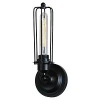 Бра лофт LSP-9108 Lussole чёрный 1 лампа, основание чёрное в стиле лофт 