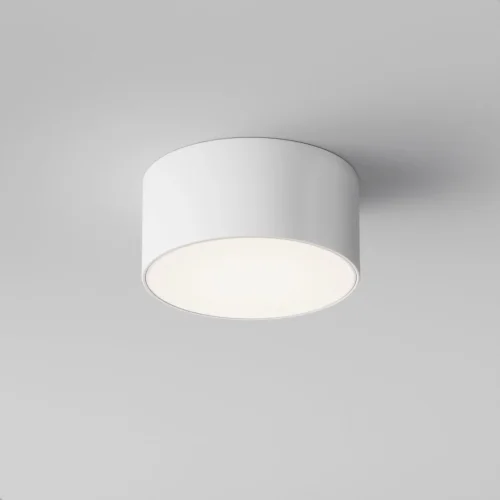Накладной светильник уличный LED Zon IP O430CL-L15W4K Maytoni уличный IP65 белый на 1 лампу, плафон белый в стиле современный хай-тек LED фото 2