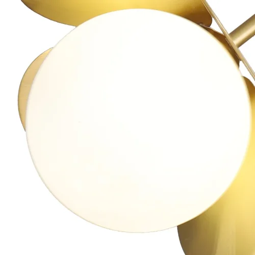 Светильник подвесной JANITA brass 187964-23 ImperiumLoft белый на 1 лампу, основание латунь в стиле современный фото 2 Светильник подвесной JANITA brass 187964-23 ImperiumLoft белый на 1 лампу, основание латунь в стиле современный фото 2