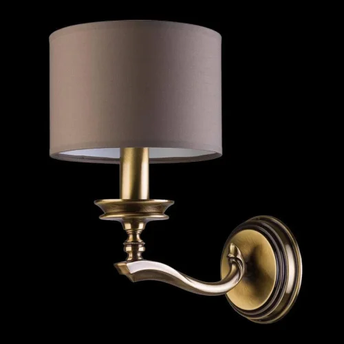 Бра Tivoli TIV-K-1(P) Kutek коричневый серый на 1 лампа, основание бронзовое в стиле классический  фото 2