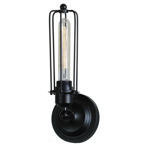 Бра лофт LSP-9108 Lussole чёрный на 1 лампа, основание чёрное в стиле лофт 
