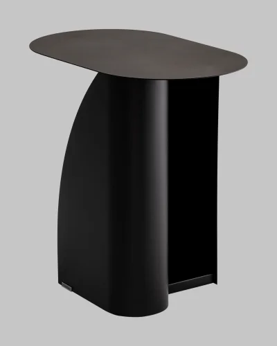 Журнальный столик Yvaine, металл, черный УТ000040315 Stool Group столешница чёрная из металл фото 5
