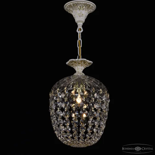 Светильник подвесной AL16771/22 WMG Bohemia Ivele Crystal прозрачный 1 лампа, основание белое патина золотое в стиле классический r фото 3