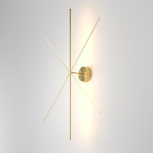 Бра LED Elegant C084WL-L12BS2.7K Maytoni латунь на 1 лампу, основание латунь в стиле современный хай-тек отражённый свет фото 5