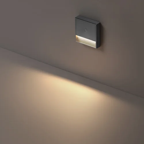 Светильник точечный LED Vespera 359710 Novotech серый на 1 лампу, основание серое в стиле минимализм хай-тек современный подсветка для лестниц и ступеней фото 4 Светильник точечный LED Vespera 359710 Novotech серый на 1 лампу, основание серое в стиле минимализм хай-тек современный подсветка для лестниц и ступеней фото 4