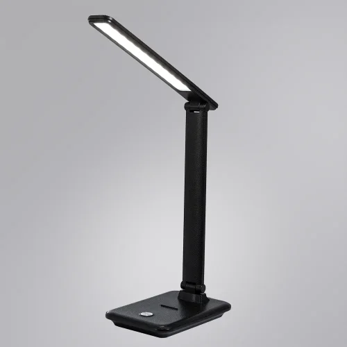 Настольная лампа LED Cambridge A5123LT-1BK Arte Lamp чёрная 1 лампа, основание чёрное металл в стиле хай-тек современный  фото 2