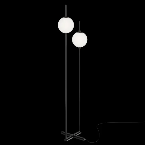 Торшер LED The Sixth Sence Z020FL-L12BK Maytoni  белый 1 лампа, основание чёрное в стиле современный
 фото 2