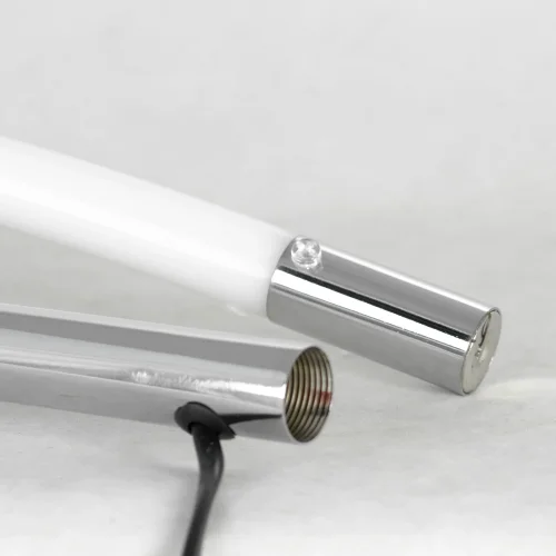 Торшер LED River LSP-0650 Lussole  белый 1 лампа, основание хром в стиле современный
 фото 3