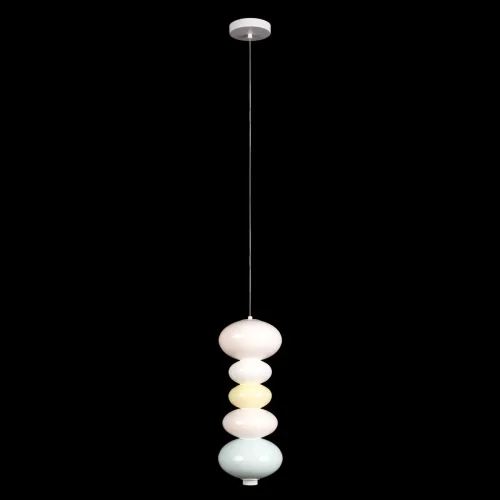 Светильник подвесной LED Macaroon 10271P/C LOFT IT разноцветный 1 лампа, основание белое в стиле  молекула шар фото 2