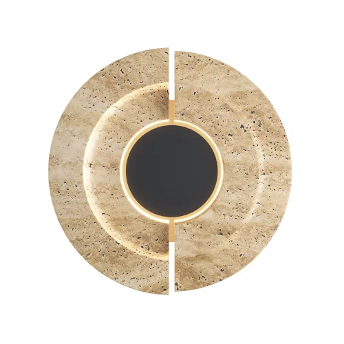 Бра LED MOD462WL-L10BG3K Daylight Maytoni бежевый на 1 лампу, основание чёрное в стиле современный отражённый свет