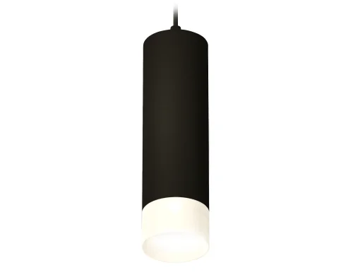 Светильник подвесной Techno spot XP7456004 Ambrella light чёрный 1 лампа, основание чёрное в стиле хай-тек современный трубочки