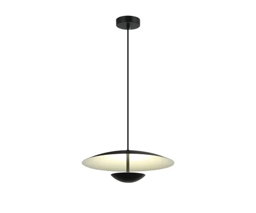 Светильник подвесной LED Синди 08467-35A,19 Kink Light чёрный на 1 лампу, основание чёрное в стиле лофт современный 