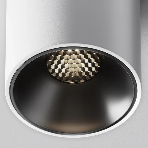 Светильник накладной LED Alfa LED C064CL-8W4K-RD-WB Maytoni белый на 1 лампу, основание белое в стиле современный хай-тек круглый фото 3