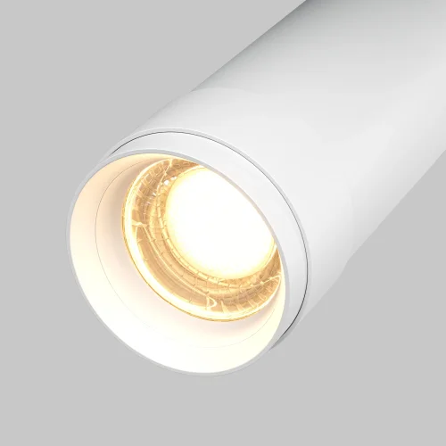 Светильник накладной LED Focus Zoom C055CL-L12W3K-Z-W Maytoni белый на 1 лампу, основание белое в стиле хай-тек современный круглый фото 3