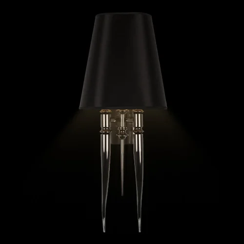 Бра Brunilde 10207W/M Black LOFT IT чёрный на 2 лампы, основание чёрное в стиле арт-деко  фото 3