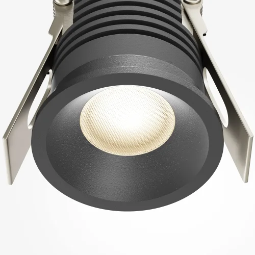Светильник точечный LED Mini DL059-7W3K-B Maytoni чёрный 1 лампа, основание чёрное в стиле современный хай-тек круглый фото 2