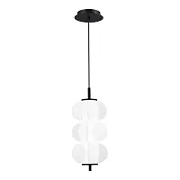Светильник подвесной LED Talisman SL6121.403.01 ST-Luce белый 1 лампа, основание чёрное в стиле современный 