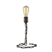 Настольная лампа лофт Кристен (Kristen) TL1181T-01BK Toplight без плафона на 1 лампу, основание чёрное металл в стиле лофт Настольная лампа лофт Кристен (Kristen) TL1181T-01BK Toplight без плафона на 1 лампу, основание чёрное металл в стиле лофт