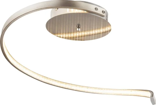 Светильник потолочный LED JORNE 67004-20D Globo никель 1 лампа, основание никель в стиле хай-тек 
