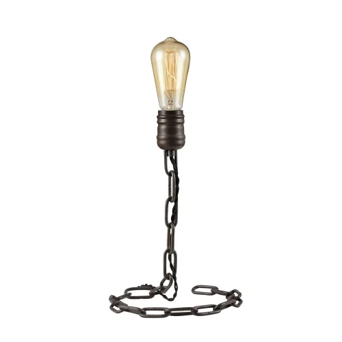 Настольная лампа лофт Кристен (Kristen) TL1181T-01BK Toplight без плафона на 1 лампу, основание чёрное металл в стиле лофт Настольная лампа лофт Кристен (Kristen) TL1181T-01BK Toplight без плафона на 1 лампу, основание чёрное металл в стиле лофт