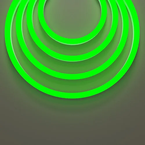 Гибкий неон 25x13 220В 8Вт/м Green IP65 50м 201234 Maytoni цвет LED green ЗелёныйK, световой поток Lm фото 4