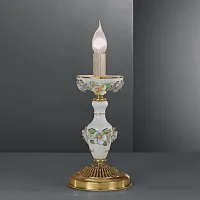 Настольная лампа P 9110 P Reccagni Angelo без плафона на 1 лампу, основание золотое латунь металл в стиле классический 