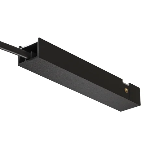 Ввод питания Magnetic track system Basity TRA172B-1B Maytoni чёрный в стиле для светильников серии Magnetic track system Basity basity магнитная