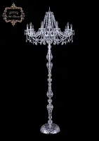 Торшер 13.25.10.300.h-210.Cr.Sp Bohemia Art Classic  прозрачный 10 ламп, основание хром в стиле классика
