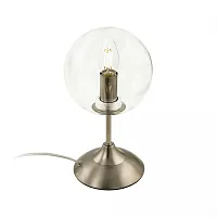 Настольная лампа Томми CL102811 Citilux прозрачная 1 лампа, основание матовое хром металл в стиле современный 