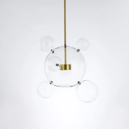 Светильник потолочный BUBBLE BLS B6 177863-26 ImperiumLoft прозрачный на 1 лампу, основание бронзовое в стиле современный фото 7 Светильник потолочный BUBBLE BLS B6 177863-26 ImperiumLoft прозрачный на 1 лампу, основание бронзовое в стиле современный фото 7