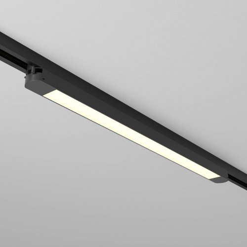 Трековый светильник LED Basis TR000-1-24W3K-B_1 Maytoni белый для шинопроводов серии Basis чёрный фото 3