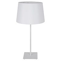 Настольная лампа Milton GRLSP-0521 Lussole белая 1 лампа, основание белое металл в стиле классический 