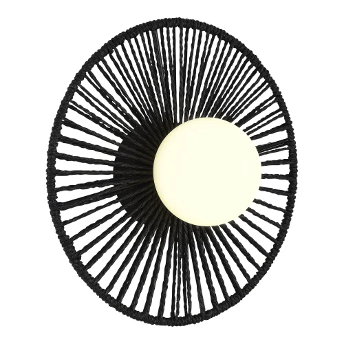 Бра Loom SLE6022-401-01 Evoluce чёрный белый на 1 лампу, основание чёрное в стиле современный 