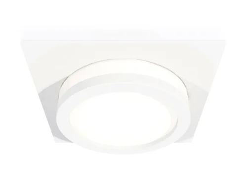 Светильник точечный XC8061017 Ambrella light белый 1 лампа, основание белое в стиле хай-тек 