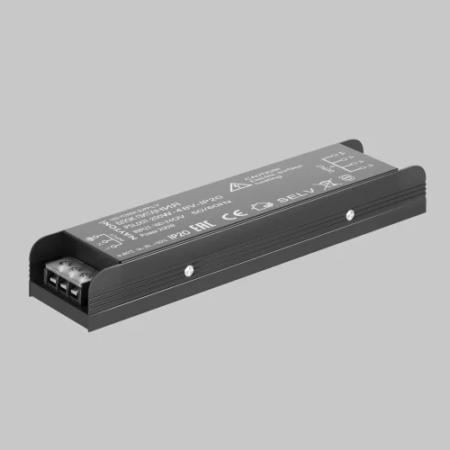 Блок питания 48V 200Вт IP20 Power Supply Magnetic PSL007-200W-48V-IP20 Maytoni чёрный в стиле хай-тек современный для светильников серии Power Supply Magnetic магнитный s35 gravity магнитная radity радиусная магнитная exility тонкая магнитная фото 3