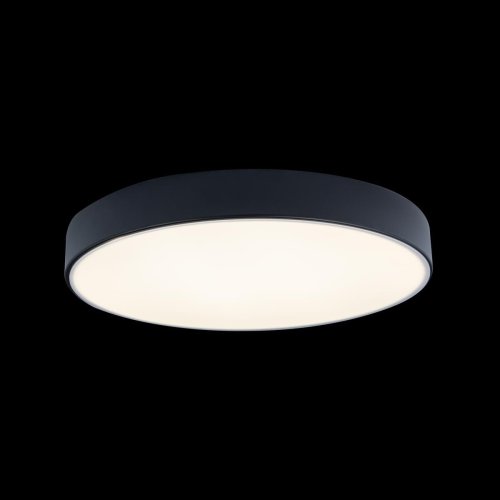 Светильник потолочный LED Axel 10002/24 Black LOFT IT белый 1 лампа, основание чёрное в стиле модерн  фото 5