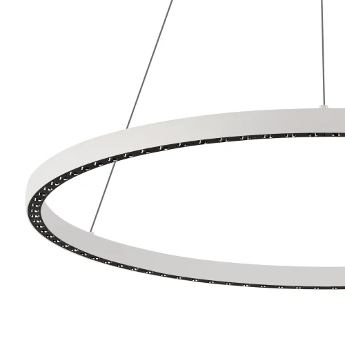 Светильник подвесной LED Riumar 8675 Mantra белый на 1 лампу, основание белое в стиле современный кольца фото 3