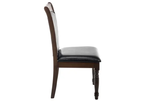 Деревянный стул Gala dirty oak / black 11420 Woodville, чёрный/экокожа, ножки/дерево/коричневый, размеры - ****500*600 фото 2