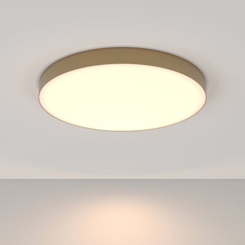 Светильник потолочный LED Zon C032CL-L96MG3K Maytoni белый 1 лампа, основание матовое золото в стиле современный хай-тек  фото 2