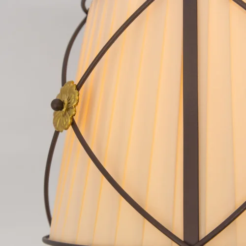 Светильник подвесной Дрезден CL409211 Citilux бежевый 1 лампа, основание коричневое в стиле классический кантри  фото 7