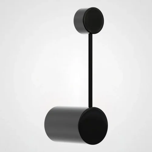 Бра Via Pin Wall L29,5 Black 101536-26 ImperiumLoft чёрный на 1 лампу, основание чёрное в стиле современный 
