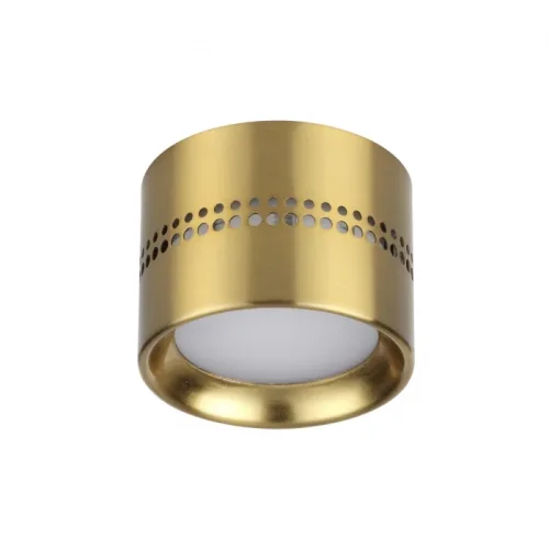 Светильник накладной Real 6607/1C Odeon Light золотой на 1 лампу, основание золотое в стиле хай-тек отражённый свет
