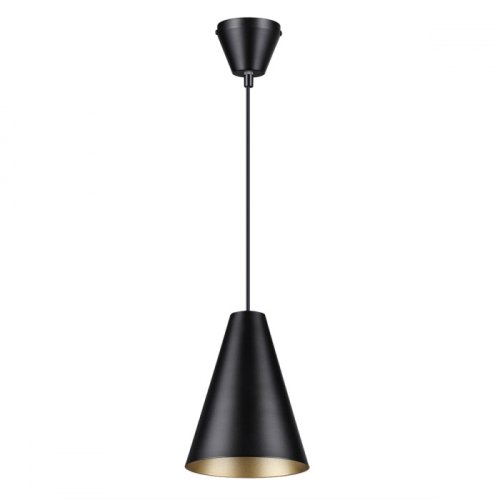 Светильник подвесной Brooks 5226/1 Lumion чёрный 1 лампа, основание чёрное в стиле лофт современный 