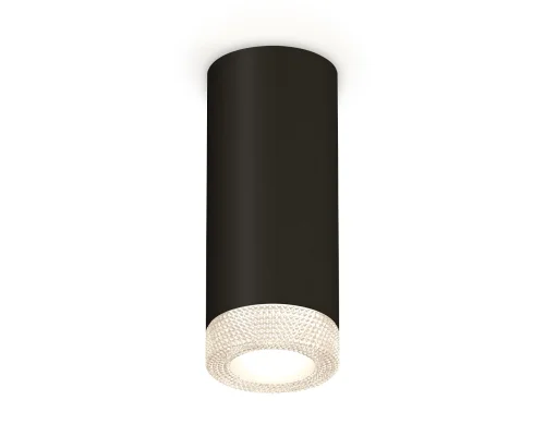 Светильник накладной XS7443010 Ambrella light чёрный 1 лампа, основание чёрное в стиле хай-тек современный круглый фото 2