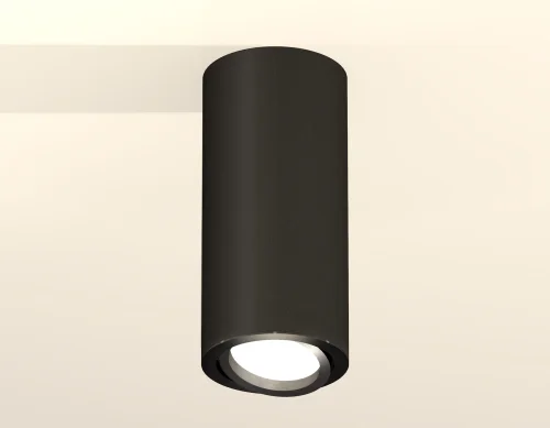 Светильник накладной XS7443002 Ambrella light чёрный 1 лампа, основание чёрное в стиле хай-тек современный круглый фото 2