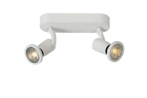 Спот с 2 лампами JASTER LED 11903/10/31 Lucide белый GU10 в стиле современный 