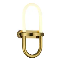 Бра LED Mofisto SL1579.301.01 ST-Luce белый 1 лампа, основание золотое в стиле современный 